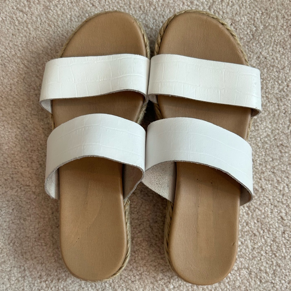 White Platform Sandals